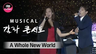 뮤지컬 갈라 콘서트 '알라딘' 중 'A Whole New World' (한지상 Han Ji Sang, 박혜나) @ '오페라의 유령' 쇼케이스 [통통TV]