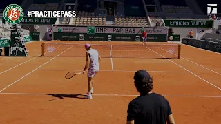 Rafael Nadal Full Practice Roland Garros 2021 | Practice Pass