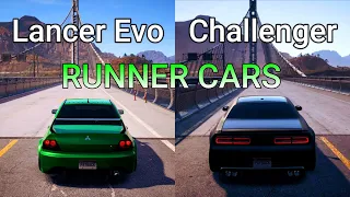 NFS Payback - Mitsubishi Lancer Evo IX vs Dodge Challenger SRT8 - Drag Race