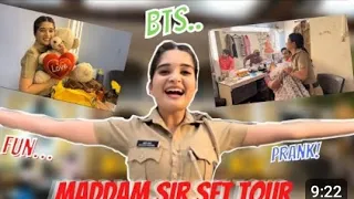 Madaam Sir Set Tour I Prank I Bhavika Sharma#viral vlogs