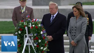 Trump Joins World War II Vets at VE Day Ceremony