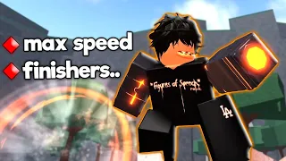EVERY Finisher with MAX SPEED is Satisfying... (Roblox The Strongest Battlegrounds)