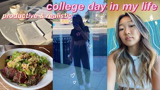 6AM PRODUCTIVE COLLEGE DAY IN MY LIFE | studying, working out, etc. (san diego state university)
