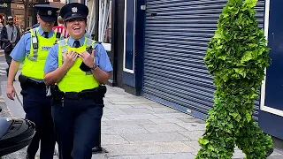 Best Reaction by Garda Ireland. Bushman Prank