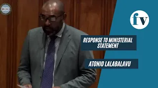 Response to Minister for Health Dr. Ifereimi Waqainabete - Atonio Lalabalavu