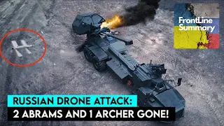 How did the Russian Lancet Destroy 1 Archer and 2 Abrams Tanks?