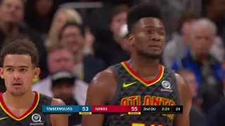 Bruno Fernando Full Play vs Minnesota Timberwolves | 11/25/19 | Smart Highlights