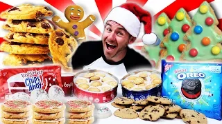 THE ULTIMATE CHRISTMAS COOKIE CHALLENGE! (9,000+ CALORIES)