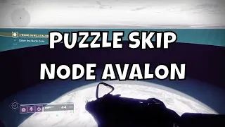 CRAZY Jumping Puzzle Skip - Node Avalon Secret Exotic Mission For Vexcalibur Speedrun