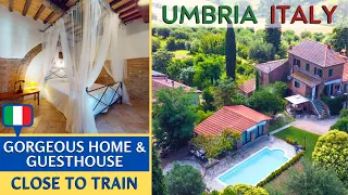 UMBRIAN Dream HOME for Sale in Italy | Italian Home with GUEST HOUSE