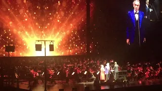 The Prayer Live - Andra Bocelli with Nicole Scherzinger, Madison Square Garden - Dec 12, 2018