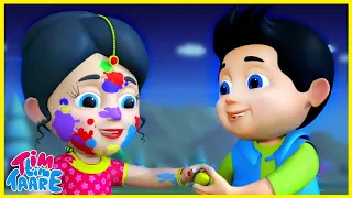 Holi Hai, होली में मच गया धमाल + Hindi Holi Rhymes Collections for Kids