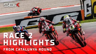 HIGHLIGHTS from a lively Race 2! 🚥 | 2024 #CatalanWorldSBK 🏁