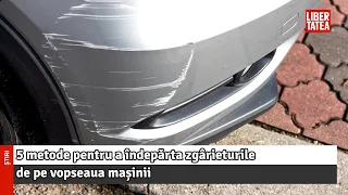 5 metode pentru a îndepărta zgârieturile de pe vopseaua mașinii