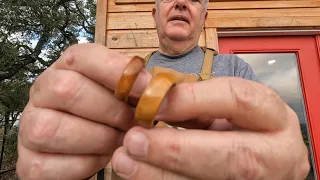 Making a Pair of Lebanon Cedar Rings