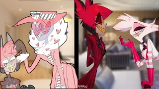 Alastor & His Fluffy, Fluffy Ears (Hazbin Hotel comic dub w/ Angeldust & Valentino)