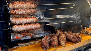 Turkish Street Foodaholic KOKOREÇ on Different LEVEL! | Most Famous Way for Lamb Intestine Sandwich