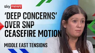 'Significant difference' between Labour and SNP's Gaza ceasefire motion