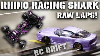 Rhino Racing "Shark" RC Drift Car | First Laps at Super-G Drift Arena | 2 Month RC DRIFTING Progress