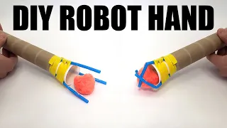 Make a Robotic Hand with Straws | Science Project