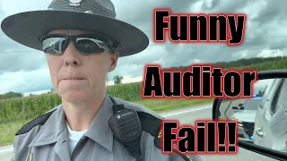 Hilarious 1st Amendment Auditor Traffic Stop Fail!
