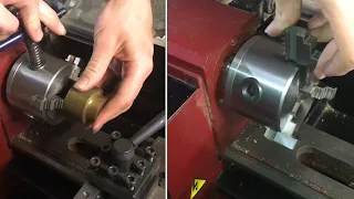 UNDERSTANDING three jaw chuck on a metal lathe (REVERSING the jaws for “bigger parts”