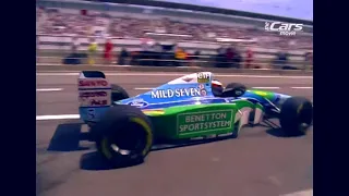 Michael Schumacher Stuck in 5th Gear - Amazing Car Control! (Spain 1994) HD
