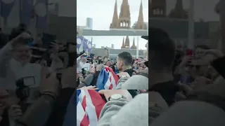 George Kambosos Jr Welcomed By Melbourne Fans #shorts