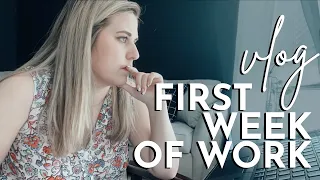 VLOG | first week of my new job in healthcare consulting