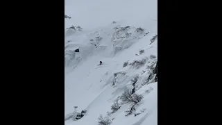 Skier-triggered avalanche in Tuckerman Ravine: 2/25/23