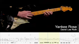 Yankee Rose - David Lee Roth (Guitar Cover with TABS).