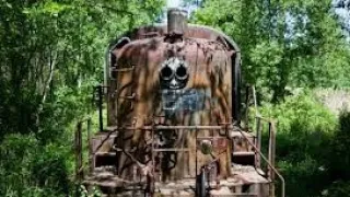 Abandoned trains: photo