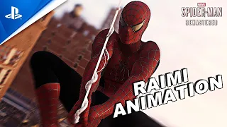 NEW RAIMI Animations Web Swinging | Spider-Man PC MODS | Free Roam Gameplay