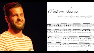 C’est une chanson / Claudio Capéo / Guide voix instrumental alto