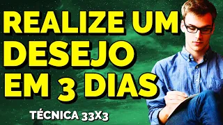 O UNIVERSO QUER QUE FAÇA ISSO 33 VEZES | Técnica 33x3 da Lei da Atração