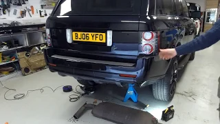 How loud is a Range Rover L322 Supercharged with rear silencer removed !