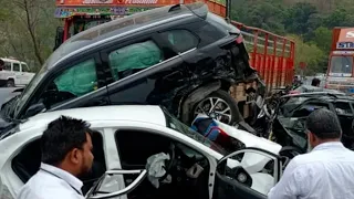 Mumbai-Pune Expressway accident: 7 vehicles collide at Khopoli, 4 injured