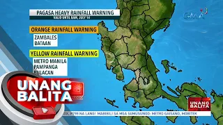 Heavy rainfall warning, nakataas sa ilang lugar sa Luzon dahil sa Bagyong #DodongPH...| UB