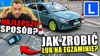 ŁUK - czyli JAK ZROBIĆ ŁUK NA EGZAMINIE? PRAWO JAZDY KAT. B - Plac manewrowy WORD Rzeszów