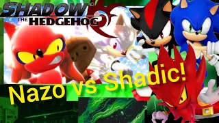 Nazo vs Shadic||Sonic,Shadow & Nazo react to Nazo vs Shadic [Final battle!]