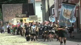 Großer historischer Festumzug 850 Jahre Aken, Sachsen-Anhalt