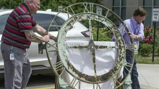 Stolen Michigan Central Station clock reappears