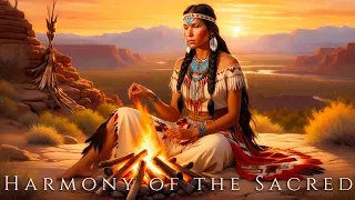 Harmony of the Sacred - Native American Flute & Guitar Meditation | Healing Vibes Earthly Connection