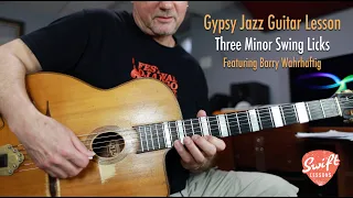 Easy Gypsy Jazz Licks for Minor Swing - Django Style!