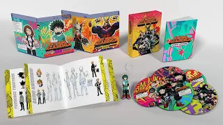 My Hero Academia Season 1 - Limited Edition Box Set - Unboxing (Blu ray and DVD)