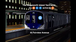 Roblox PTA 5th Ave lines, The Ridgeworth Island Yard trains sets action at Fairview Avenue