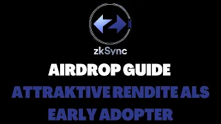 ZKSYNC AIRDROP GUIDE - 3-4 STELLIGE RENDITE MIT 1H AUFWAND | KRYPTO DEFI 2023