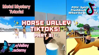 🫧 HORSE VALLEY TIKTOKS! *PART 3* ✨ || #tiktok #roblox #horsevalley || alextheequestrian ||