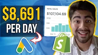 How I'm Doing $8,691 Per Day With Google ADs | Shopify Dropshipping Tutorial