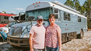 Family's Stunning DIY School Bus Conversion